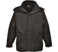 Portwest S570 - 3 in 1 Herren Jacke Aviemore schwarz;rot;blau XXL