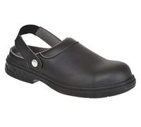 Portwest Steelite Sicherheitsclog SB AE WRU, Größe: 47, Farbe: Schwarz, FW82BKR47