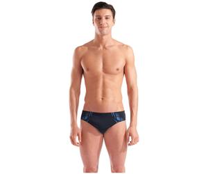 Poseidonia Swim Briefs Herren Badehose, schwarz, Gr. 6
