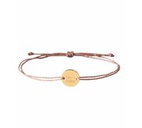 Positiva Jewelry Motivations-Armband „Believe in Yourself“ - Edelstahl 18k vergoldet, verstellbar & wasserfest, Damen Schmuck mit Gravur, bedeutungsvolles Geschenk für Sie (Silber- Altrosa)