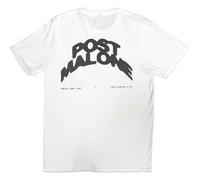 Post Malone Curved Logo 2023 Tour T Shirt L