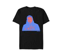 Post Malone - Red & Blue Photo - T-Shirt - Schwarz - S - 100% Baumwolle,Jersey Schwarz S