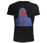 Post Malone Stoney Rot Blau Foto T-Shirt S Schwarz