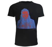 Post Malone Stoney Rot Blau Foto T-Shirt XXL Schwarz