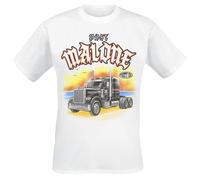 Post Malone Sunset Truck T-Shirt weiß in L
