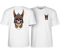 POWELL PERALTA Andy Anderson Skull T-Shirt Weiß, weiß, M