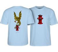 Powell Peralta Andy Anderson Vajra T-Shirts, Hell, blau, L