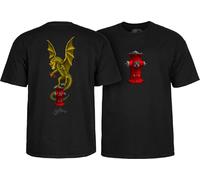 Powell Peralta Andy Anderson Vajra T-Shirts, Schwarz, XX-Large