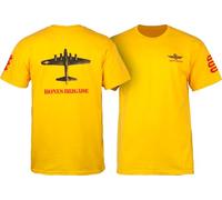 Powell-Peralta Brigade Bomber T-Shirt - Gold, Gold, L