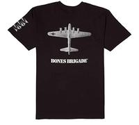 Powell-Peralta Brigade Bomber T-Shirt - Schwarz, Schwarz, L
