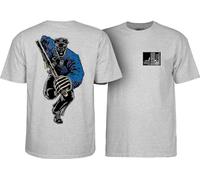 Powell Peralta Chris Senn Cop T-Shirts, Spor, Grau, XXL