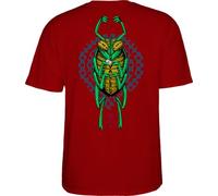 Powell Peralta Mike Vallely Bug T-Shirts, Granat, XL