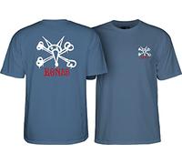 Powell Peralta Rat Bones T-Shirt, Indigoblau, Größe L