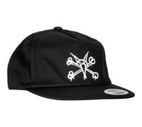 Powell Peralta Skateboard-Hut Snapback Vato Rat, Schwarz, Einheitsgröße