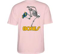 Powell Peralta Skateboard Skelett T-Shirt Hellrosa 3XL