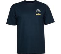 Powell Peralta Skateboard Skelett T-Shirts, Marineblau, 3X-Groß