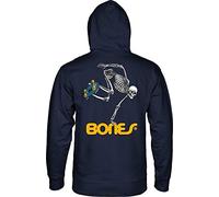 Powell-Peralta Skeleton Kapuzen-Skateboard, mittelschwer M Navy