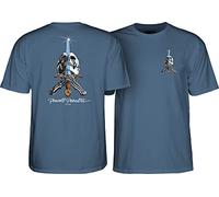 Powell Peralta Skull & Sword T-Shirt, Indigoblau, Größe L