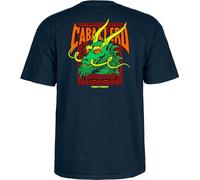 Powell Peralta Steve Caballero Street Dragon T-Shirt, Marineblau, 3XL