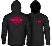 Powell Peralta Winged Ripper Hoody Sweatshirt, Pink Blacklight, 2XL