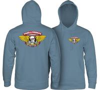 Powell Peralta Winged Ripper Hoody Sweatshirt, Storm Blue, Large