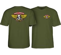 Powell Peralta Winged Ripper T-Shirt, Military Green '2', Größe S