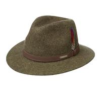 Powell Traveller Filzhut by Stetson oliv-meliert M (56-57 cm)