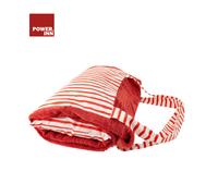POWER INN® Strandtuchtasche ca. 95x178cm | Orange | Liegehandtuch 3 in 1
