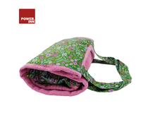 POWER INN® Strandtuchtasche ca. 95x178cm | Rosa/Grün | Liegehandtuch 3 in 1
