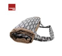 POWER INN® Strandtuchtasche ca. 95x178cm | Taupe/Beige | Liegehandtuch 3 in 1