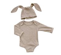 Power to the Girls Sweatshirt Baby Boys Girls Bunny Outfit My First Easter Outfits Infant Newborn Ribbed Bodysuit Romper With Long Bunny Ear Hat Craft Event Autumn Winter Coat