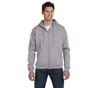 Powerblend Kapuzensweatshirt mit durchgehendem Rei verschluss f r Erwachsene - SAND - SD0102HI33PY