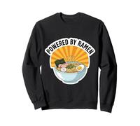 Powered by Ramen Lustiger japanischer Nudelliebhaber Witz Japan Fan Sweatshirt