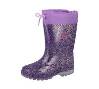 Lico Unisex Kinder Powerlight W Blinky Gummistiefel, Lila Pink Silber, 32 EU
