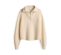 Opus Fashion Pullover Poy – Regular Fit mit Woll-Alpaka-Anteil, recycelter Polyester-Mix, Ecru 38