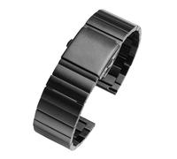 POYNMRE 23 mm Keramik-Edelstahlarmband, kompatibel mit Casio PROTREK-Serie PRW-30 PRW-50 PRW-60 PRW-70YT, wasserdichtes Sportuhrenarmband(B Black)