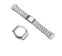 POYNMRE Diamond Kit Zubehör Kompatibel mit Casio Gshock Gmw-b5000 Metallgehäuse Gmw B5000 Herren Modifiziertes Lünettenarmband Edelstahlarmband(Steel band case)