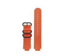 POYNMRE GBA-800 Nylon-Uhrenarmband, kompatibel mit Casio G-Shock GBA-800-1A GMA-B800 GA800 GA810 GA110 GBD-800, modifiziertes 16-mm-Sportuhrenarmband(Orange black)