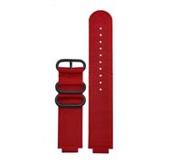 POYNMRE GBA-800 Nylon-Uhrenarmband, kompatibel mit Casio G-Shock GBA-800-1A GMA-B800 GA800 GA810 GA110 GBD-800, modifiziertes 16-mm-Sportuhrenarmband(Red black)