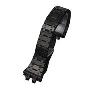 POYNMRE GMW-B5000 Modifiziertes Uhrenarmband, kompatibel mit Casio 35th Anniversary, kleines silbernes Block-Edelstahlarmband(Noir)