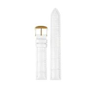 POYNMRE Helles Rindsleder-Uhrenarmband, weicher Uhrengürtel, 12 mm, 14, 16, 18, Damen-Echtlederarmband, kompatibel mit Casio, Citizen, Fossil, Lila, Weiß(White-gold pin,14mm)