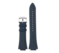 POYNMRE Kompatibel mit Casio-Armband Edifice Metall-Edelstahlarmband Farm Oak EFB-680 Herren 5579 Uhrenkette 14 mm Faltschließe Armband(Blue silver pin)