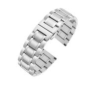 POYNMRE Kompatibel mit Casio EDIFICE EFV-540, 500, EFS-S510, EFB-650, EQB-501, EFR-303L/303D, Edelstahlarmband, 20 mm/22 mm(3101 silver,24mm)