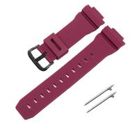 POYNMRE Kompatibel mit Casio G-Shock DW5600 DW6900 G5600 G5700 GW-M5610 GW-5000 GM5610 GWX5600 Silikon-Uhrenarmband 16 mm(Red black)