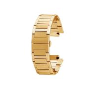 POYNMRE Kompatibel mit Casio GA-2100 GM2100 Uhrenarmband Farmhouse Oak Modified Refined Steel Uhrenkette Stahl Herrenarmband Armband(Gold)