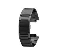 POYNMRE Kompatibel mit Casio GA-2100 GM2100 Uhrenarmband Farmhouse Oak Modifizierte Uhrenkette aus raffiniertem Stahl Herrenarmband Armband(Noir)