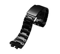 POYNMRE Kompatibel mit Casio GMW-B5000 GM-B2100 GMB2100 GMC-B2100 MRG-B2100D Serie Edelstahl Uhrenarmband Herren Schwarz Gold Metall(Noir,For GM-B2100)