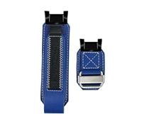 POYNMRE Kompatibel mit Casio Looped Watchband G-SHOCK Big Mud King GWG-B1000 GWG-1000 GWG-2000 Modifiziertes Retro-Uhrenarmband aus echtem Leder(Blue white,For GWG-2000)
