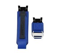 POYNMRE Kompatibel mit Casio Looped Watchband G-SHOCK Big Mud King GWG-B1000 GWG-1000 GWG-2000 Modifiziertes Retro-Uhrenarmband aus echtem Leder(Blue,For GWG-2000)