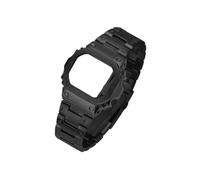 POYNMRE Kompatibel mit Casio Modified Metal Watch Case und Strap DW5600 DW-5600 GW-B5600 GW-M5610 Herren Edelstahl-Armbandgehäuse
